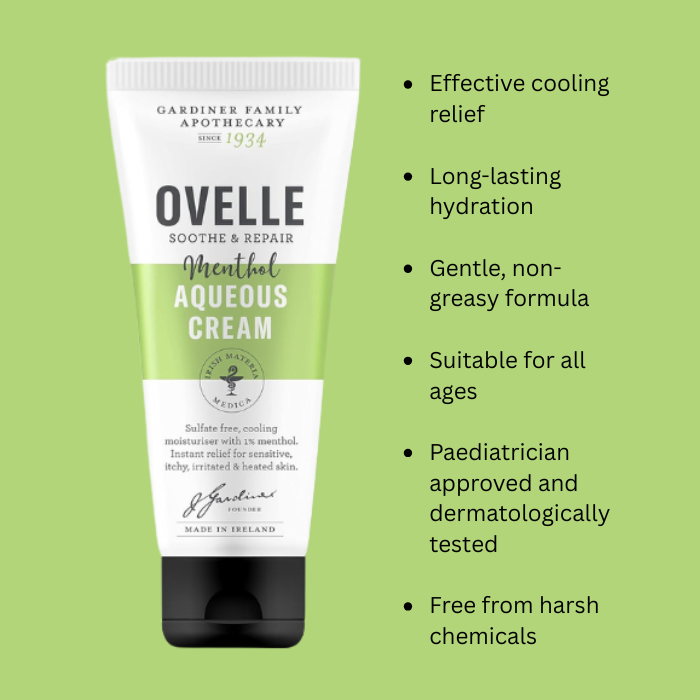 Ovelle Aqueous Cream Menthol 1% 250ml