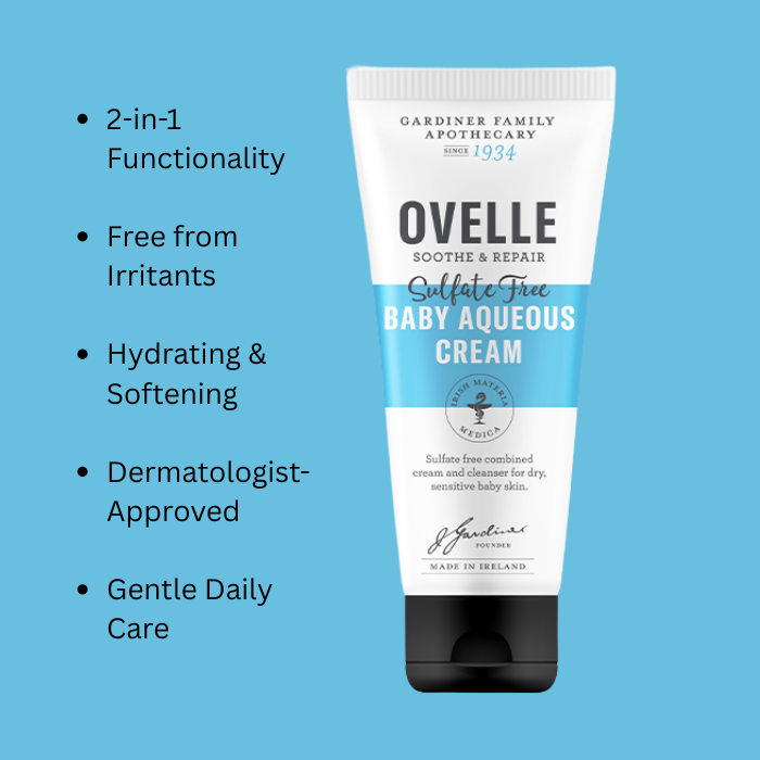 Ovelle Baby Aqueous Cream Sulfate Free 250ml