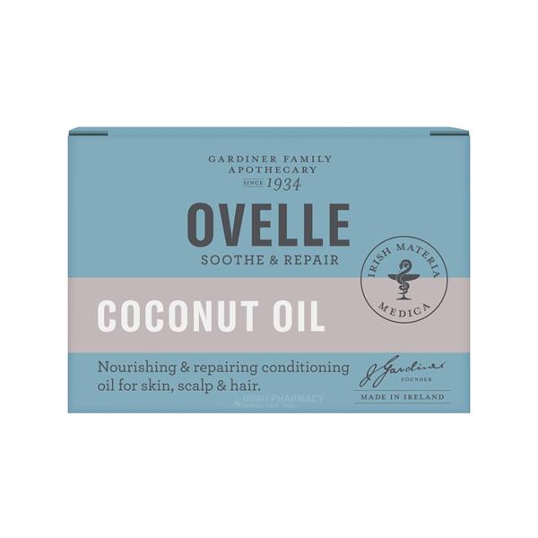 Ovelle Coconut Oil Emollient Moisturizer, Multi-Purpose, Hypoallergenic Skin, Hair & Scalp Conditioner - 100g