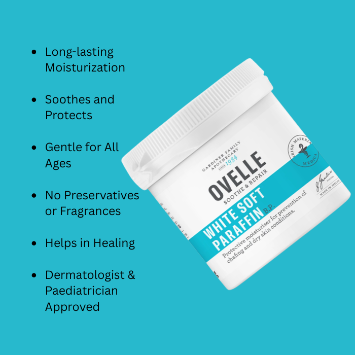 Ovelle White Soft Paraffin - Emollient Moisturiser 100 G