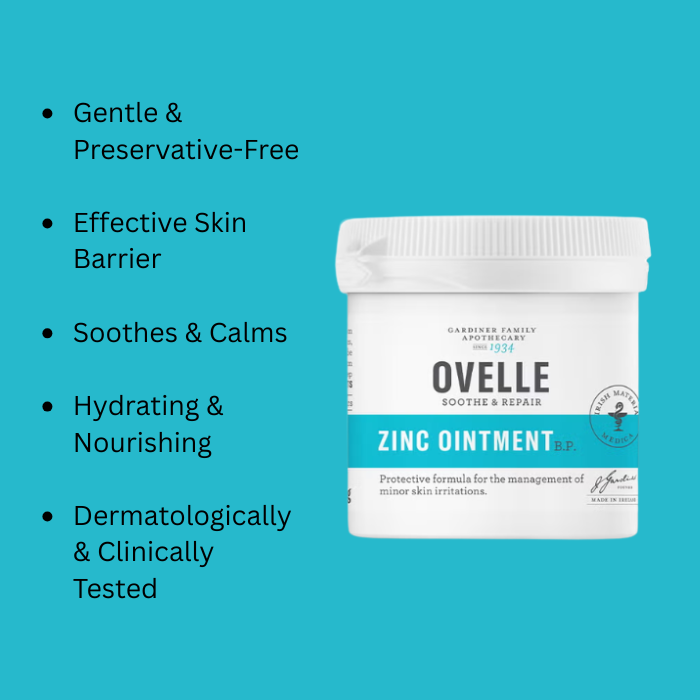 Ovelle Zinc Ointment BP Nappy Rash Ointment 100g