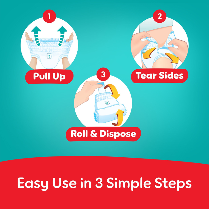 Pampers Pants Rash Protection Size 3 6-11KG 26's
