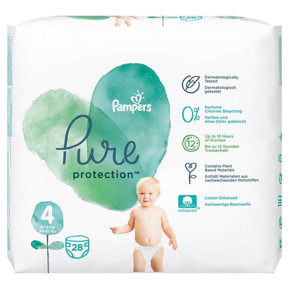 Pampers Pure S4 Value Pack 28s