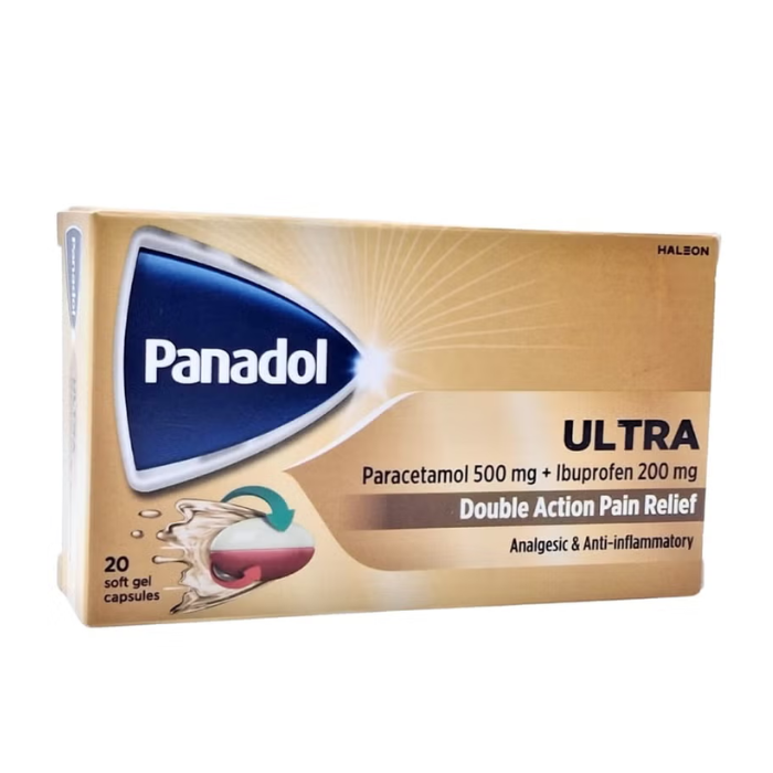 Panadol Ultra Soft Gelatin Cap 20s