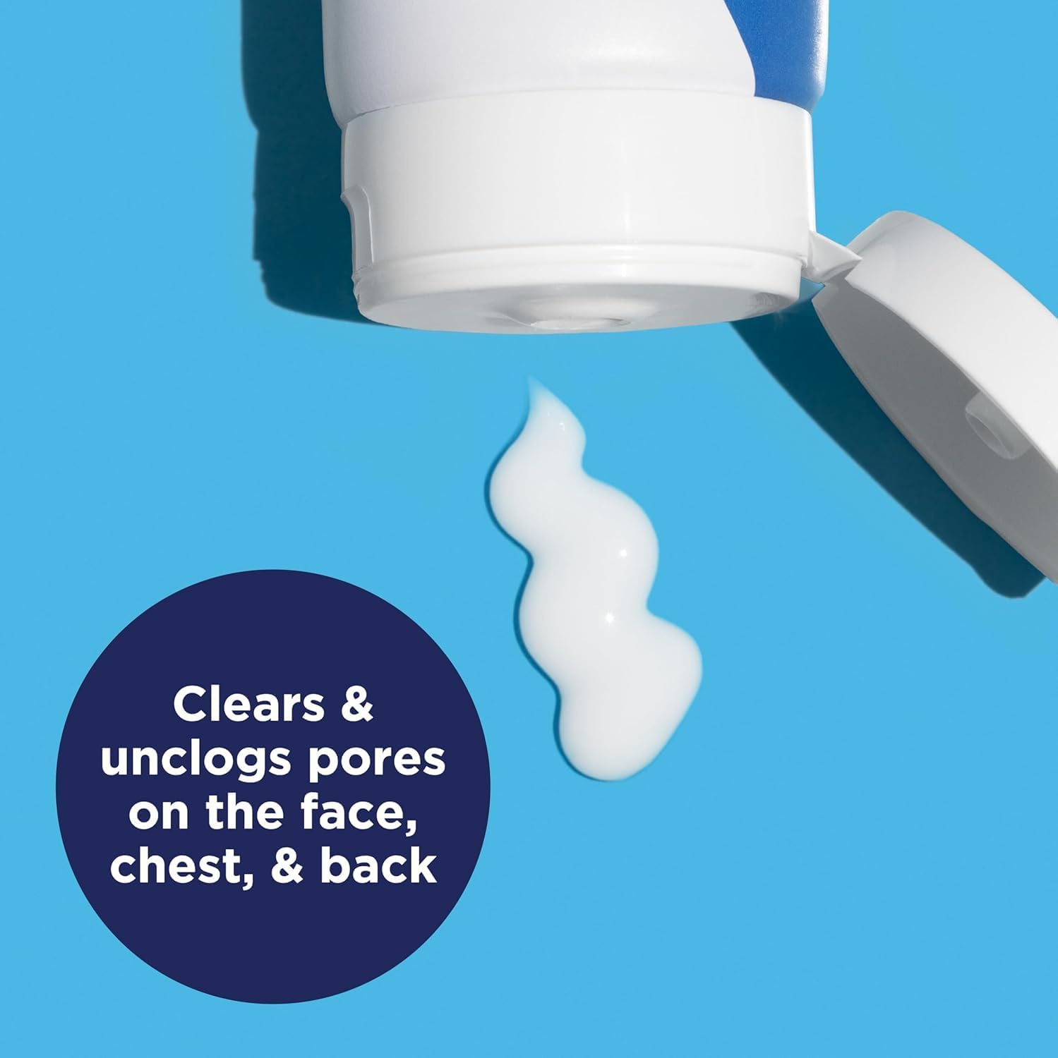 PanOxyl Acne Creamy Wash - 4% Benzoyl Peroxide Daily Cleanser for Sensitive, Acne-Prone Skin on Face & Body 6 oz