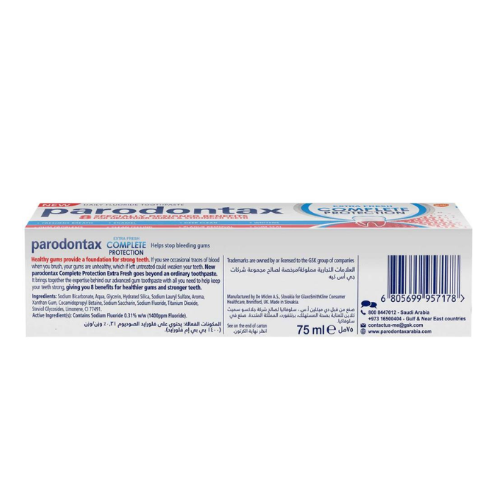 Parodontax Complete Protection Extra Fresh Toothpaste 75 ml