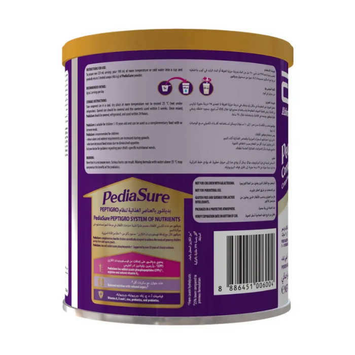 Pediasure Complete Peptigro Milk Formula Honey 400g