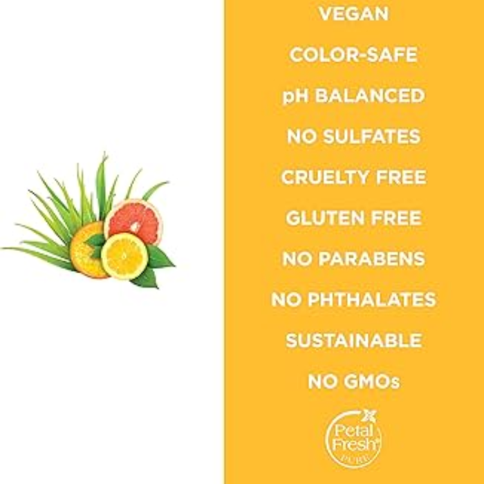 Petal Fresh Pure Aloe and Citrus Conditioner, Ultra-Shine, Natural Hydration, Vegan Botanical Formula, 475ml