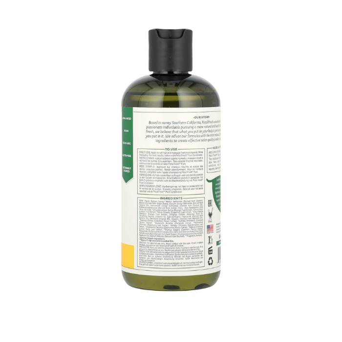 Petal Fresh Pure Aloe and Citrus Shampoo, Hydrating, Refreshing Cleanser for Healthy, Balanced Hair, 475ml