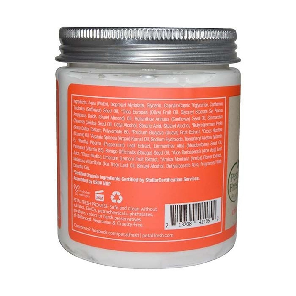 Petal Fresh Pure Guava Nectar Body Butter, Ultra-Hydrating Moisturizer with Tropical Guava Extract for Glowing Skin 8 oz
