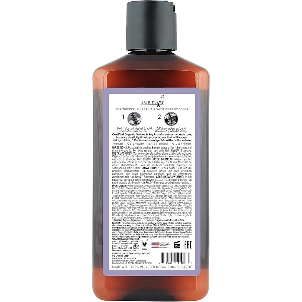 Petal Fresh Pure Hair Resq Thickening Conditioner Color Protection, Volume, Strength and Color Safe Care, 355ml