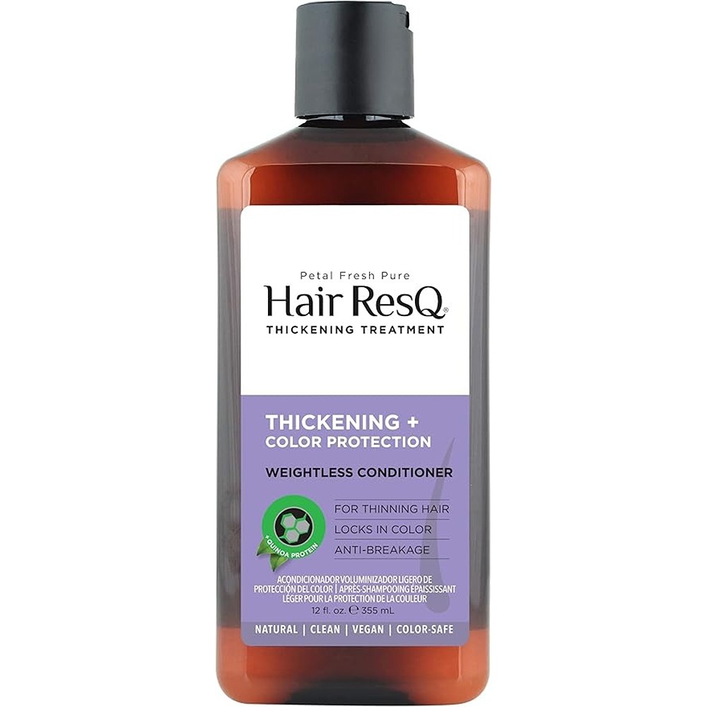 Petal Fresh Pure Hair Resq Thickening Conditioner Color Protection, Volume, Strength and Color Safe Care, 355ml