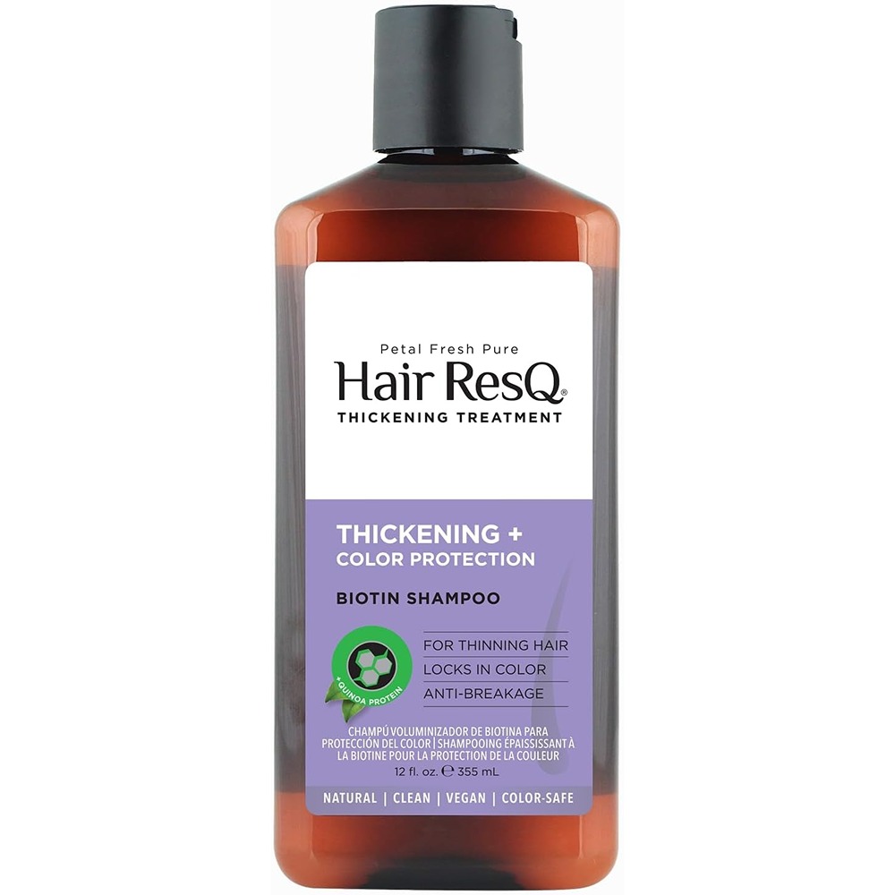 Petal Fresh Pure Hair Resq Thickening Shampoo Color Protection, Volumizing & Color-Safe Formula, 355ml