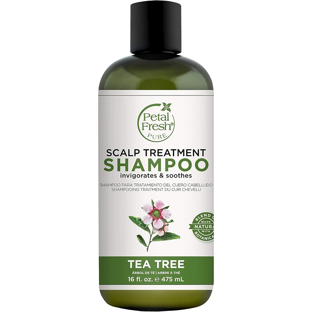 Petal Fresh Pure Tea Tree Shampoo, Scalp Treatment and Oil Control for Fresh, Healthy Hair, 475ml