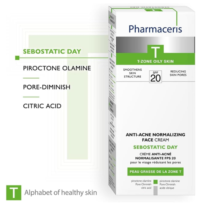 Pharmaceris Anti-Acne Normalizing Face Cream Sebostatic Day 50ml