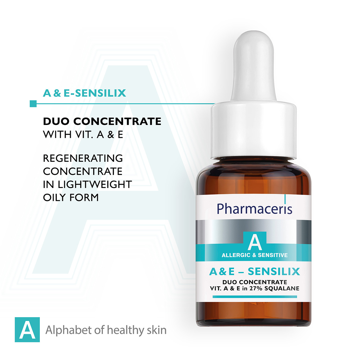 Pharmaceris A A & E-Sensilix Regenerating Concentrate with Vitamins for Sensitive Skin, 30ml