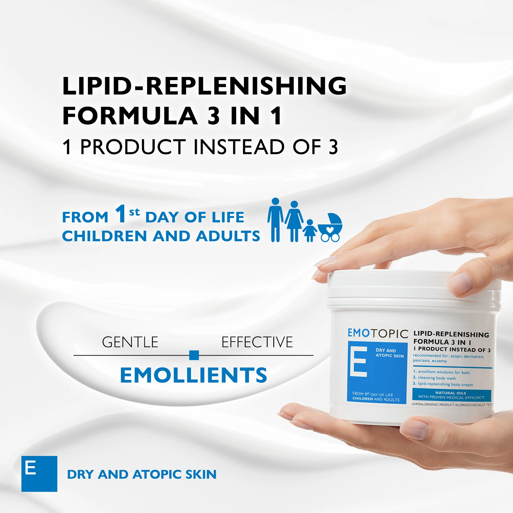 Pharmaceris Emo Topic Lipid-Replenishing Formula 3 in 1 500ml
