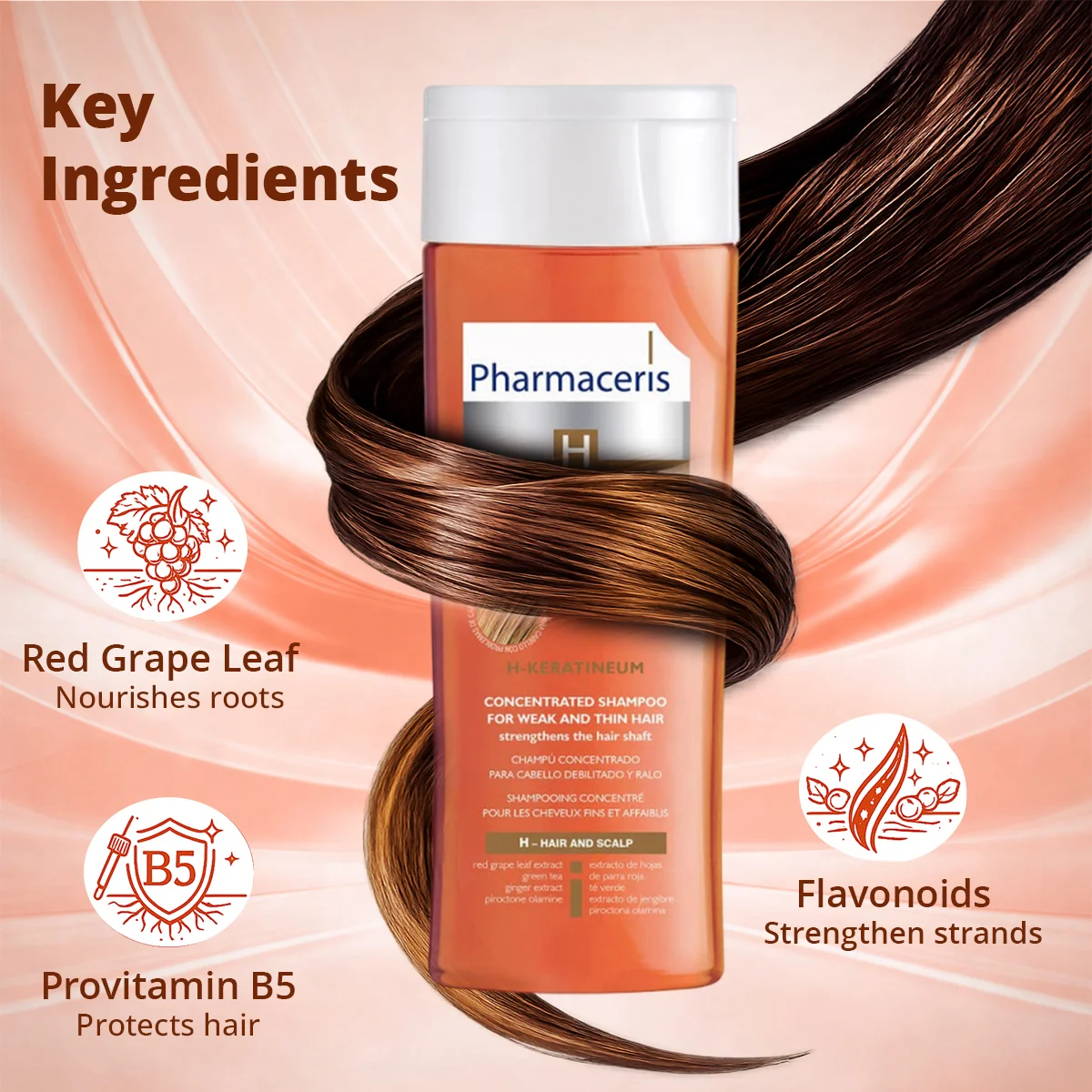 Pharmaceris H Keratineum Shampoo For Weak Hair 250 ml