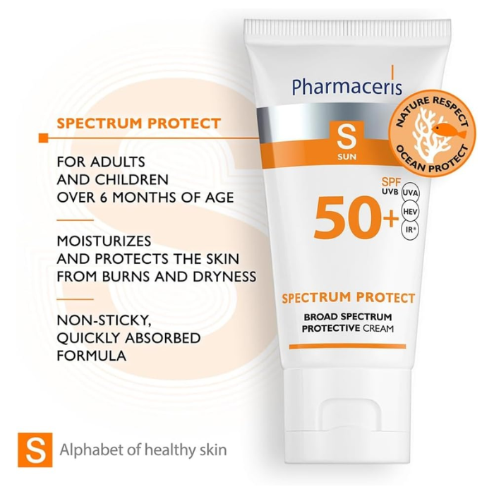 Pharmaceris S (SPF 50+) Broad Spectrum Protection Cream 50 ml