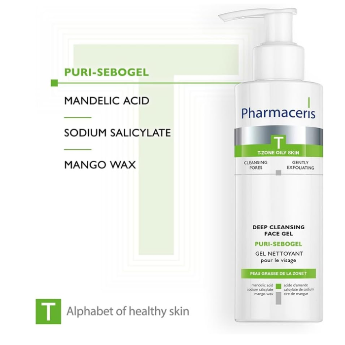 Pharmaceris T Puri-Sebogel Acne-Fighting & Oil Control Cleanser 200ml