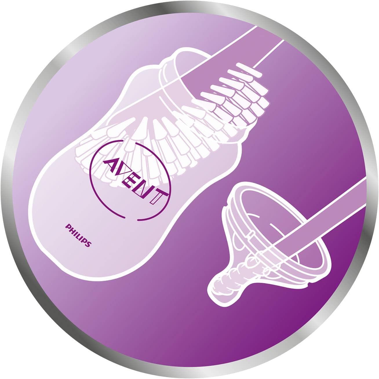 Philips Avent Bottle & Teat Brush Blue AV023