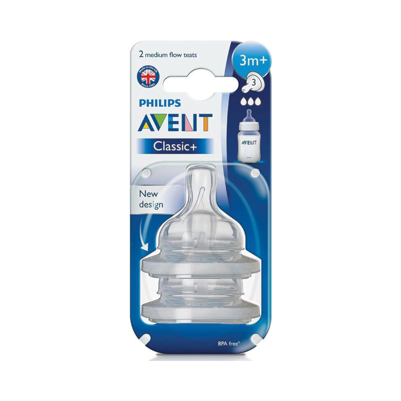 Philips Avent Classic Plus Teats 2 Hole 2s PA007
