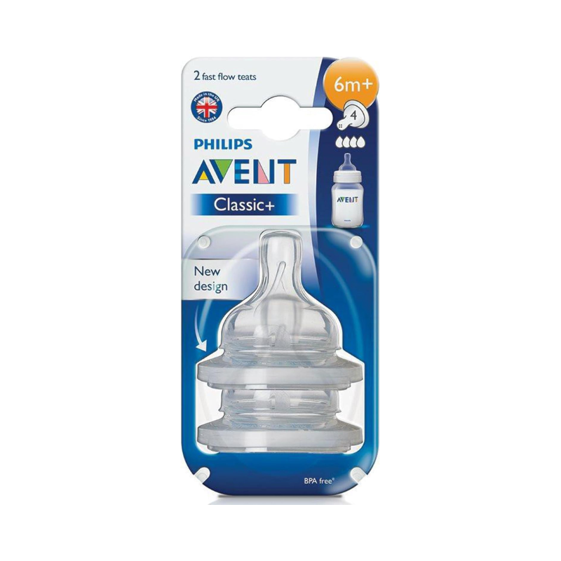 Philips Avent Classic Plus Teats 2 Hole 2s PA007