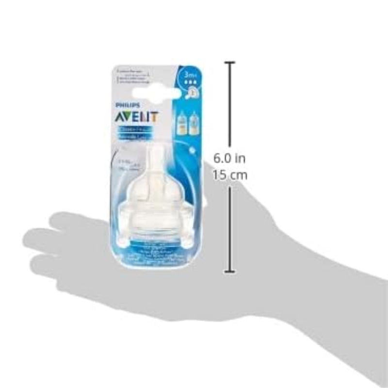 Philips Avent Classic Plus Teats 3 Hole 2s PA008