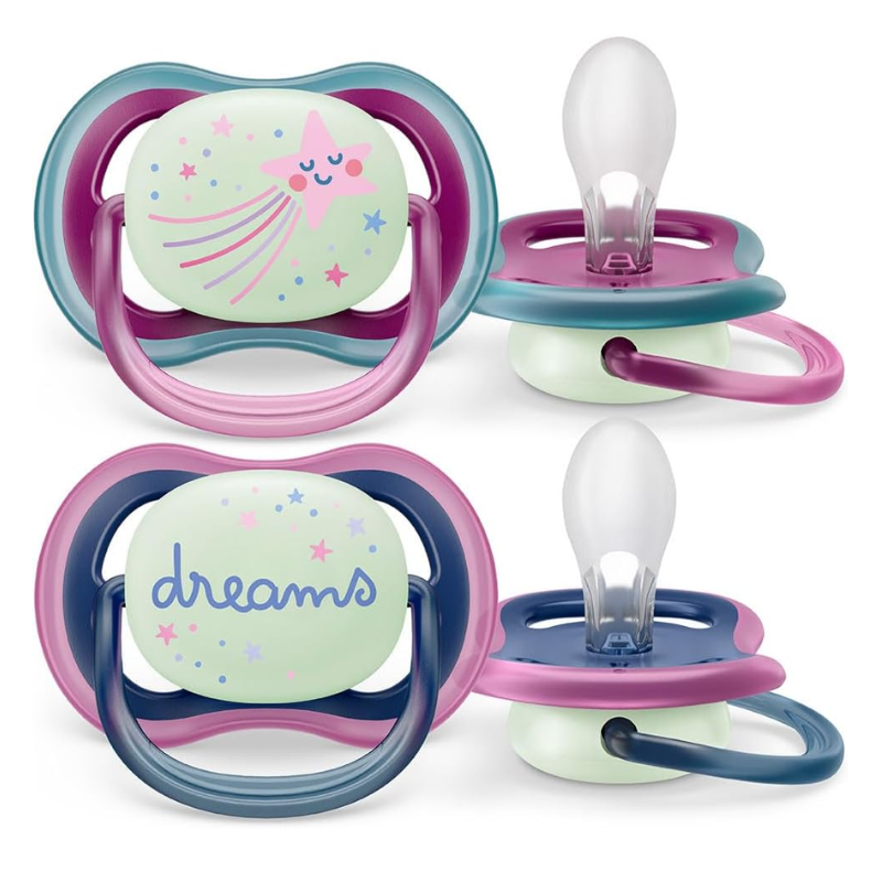 Philips Avent STHR Sil Ultra Air Night 0-6M Girl 2s PA231