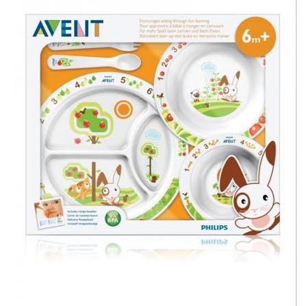 Philips Avent Toddler 6M+ Mealtime Set AV166