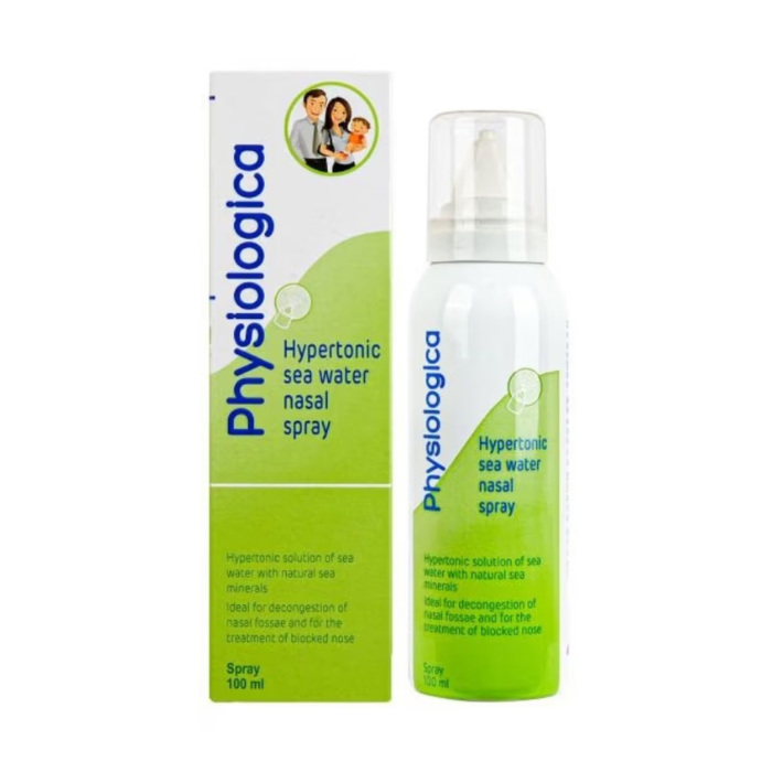 Physiologica Sea Water Nasal Spray Hypertonic 100ml