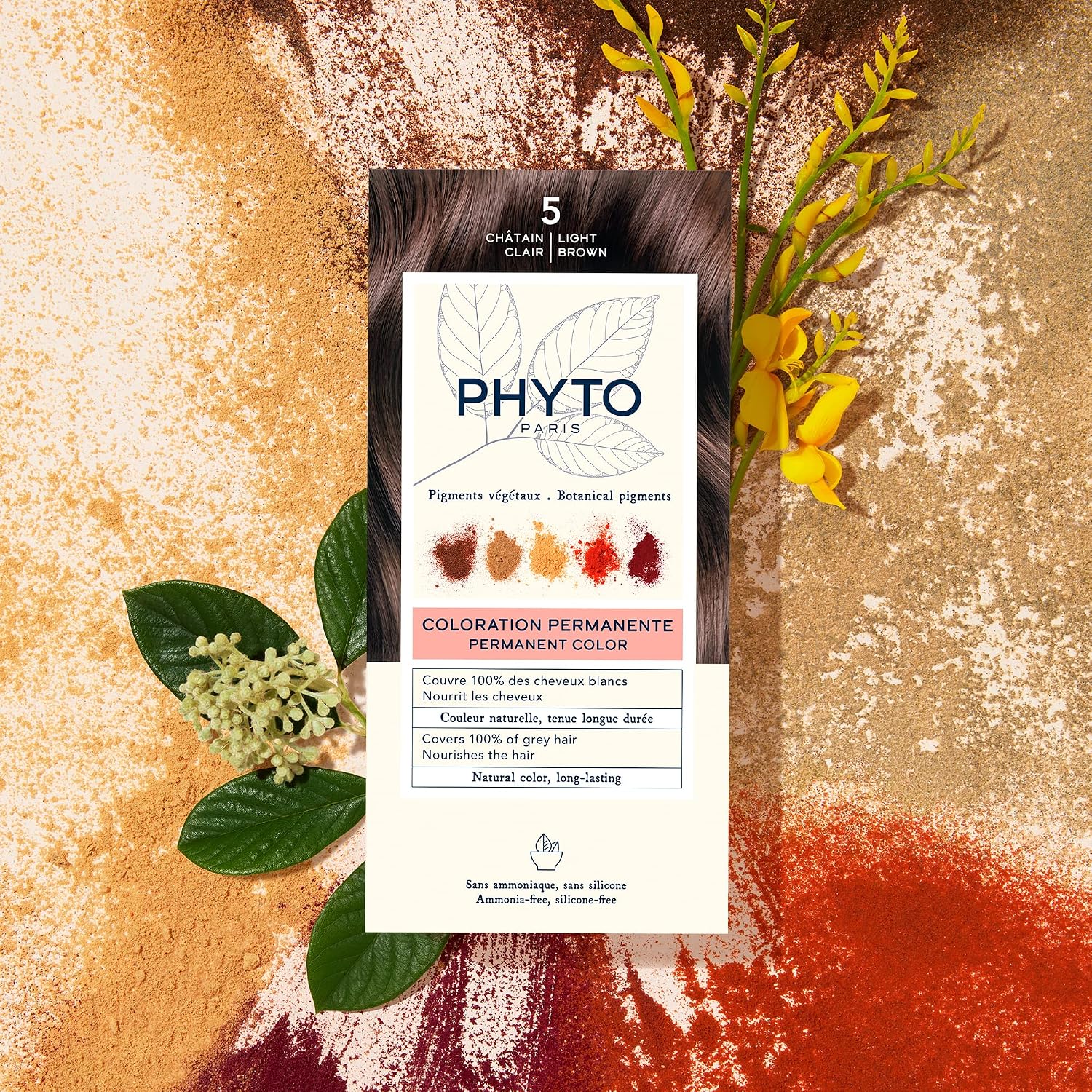 Phyto Color 5 Light Brown Permanent Coloring