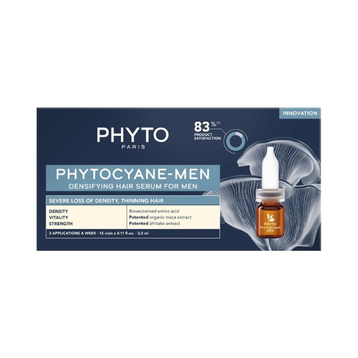 Phyto Phytocyane Densifying Hair Serum Men Ampoules 3.5ml 12s