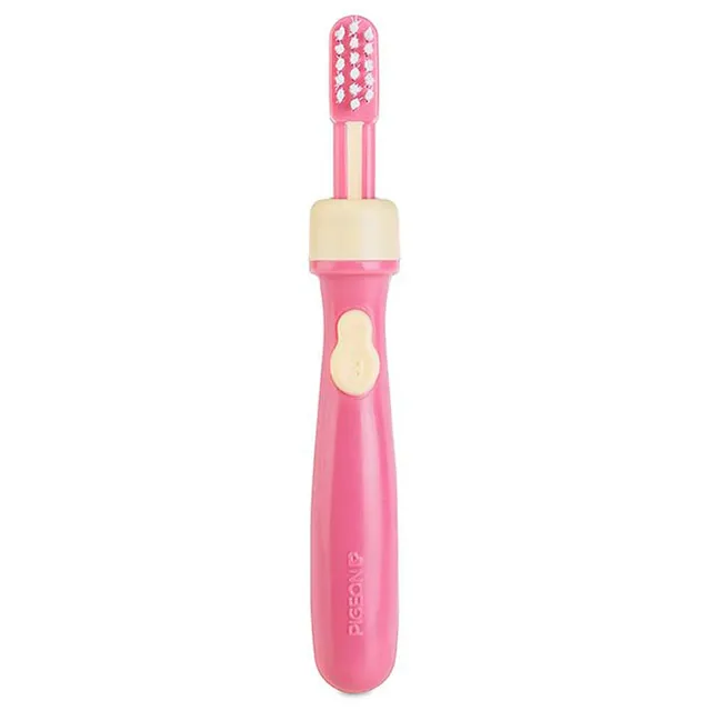 Pigeon Training Toothbrush Lesson 3 Pink