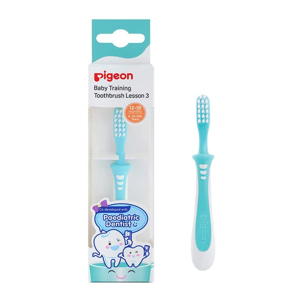Pigeon Training Toothbrush Lesson 3 Blue