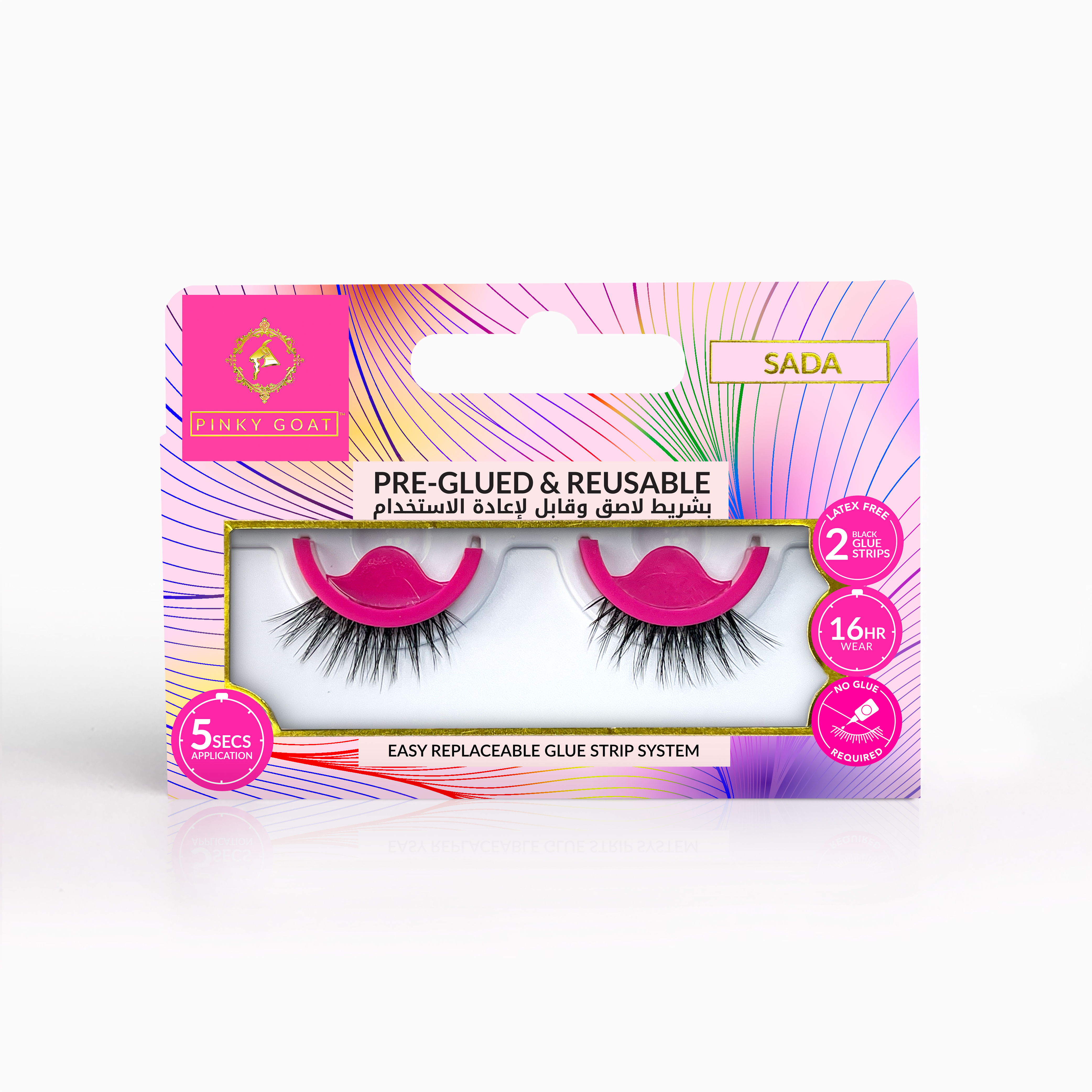 Pinky Goat Pre-Glued & Reusable Sada Lash