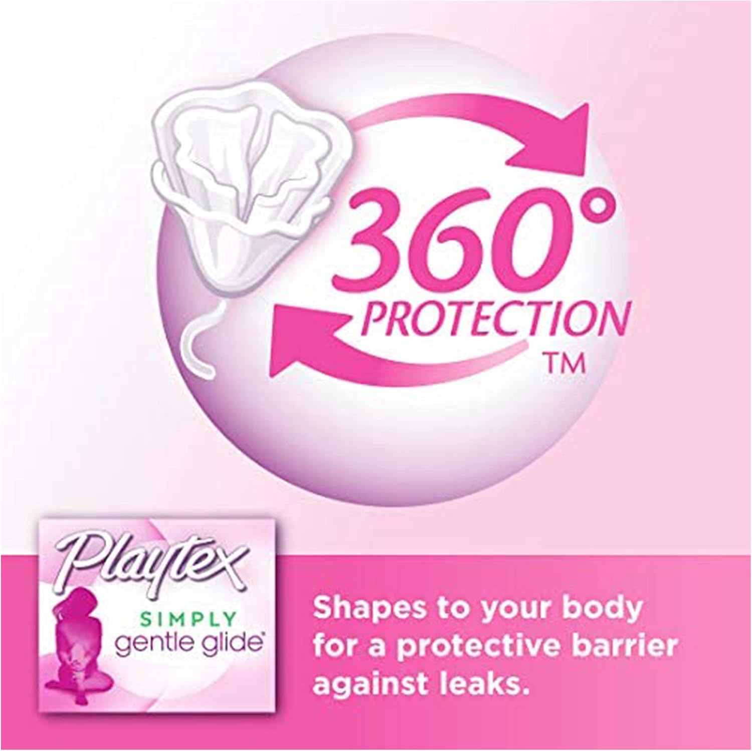 Playtex Simply Gentle Glide Regular 16's