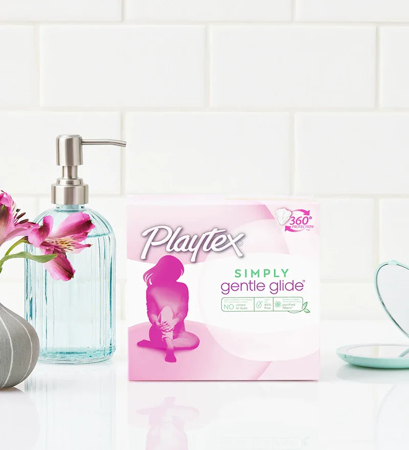 Playtex Simply Gentle Glide Regular 9's + Super 9's