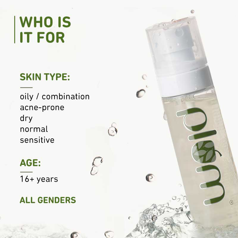 Plum Green Tea Revitalizing Face Mist with Aloe Vera, Refreshing Oil Control Spray, 100ml