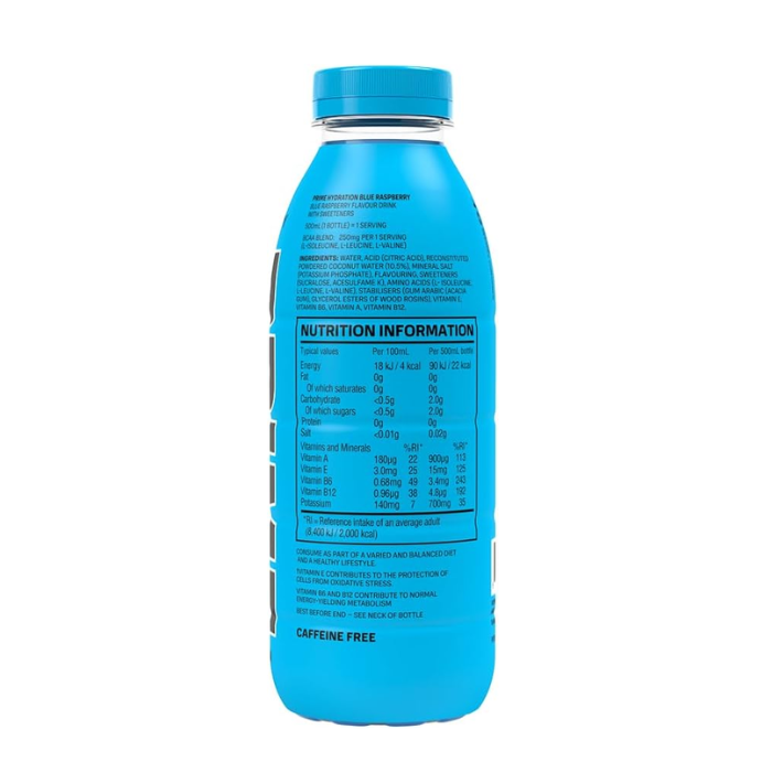 Prime Hydration Drink Blue Raspberry 500 ml