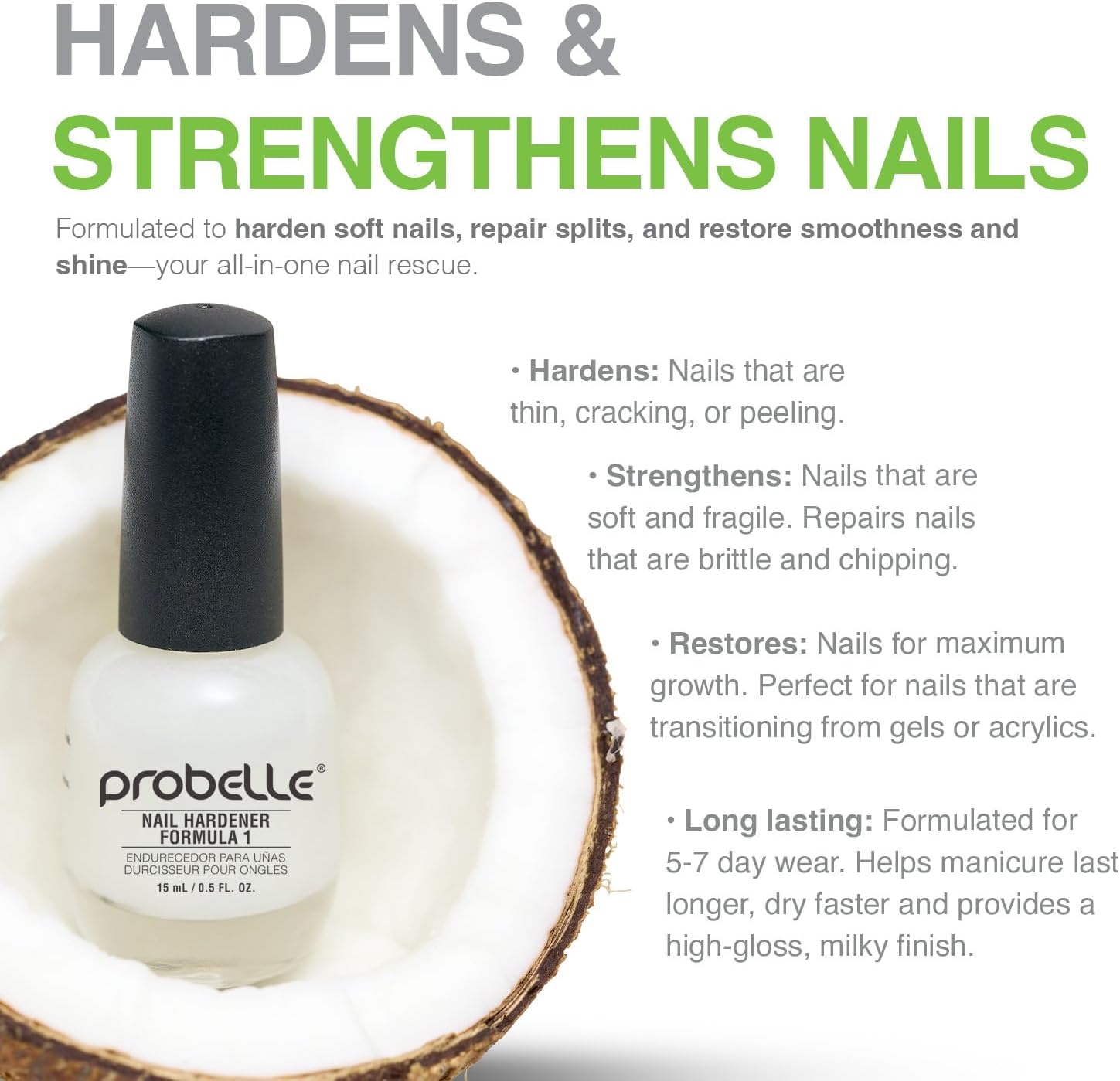 Probelle Nail Hardener Formula 1- 15ml