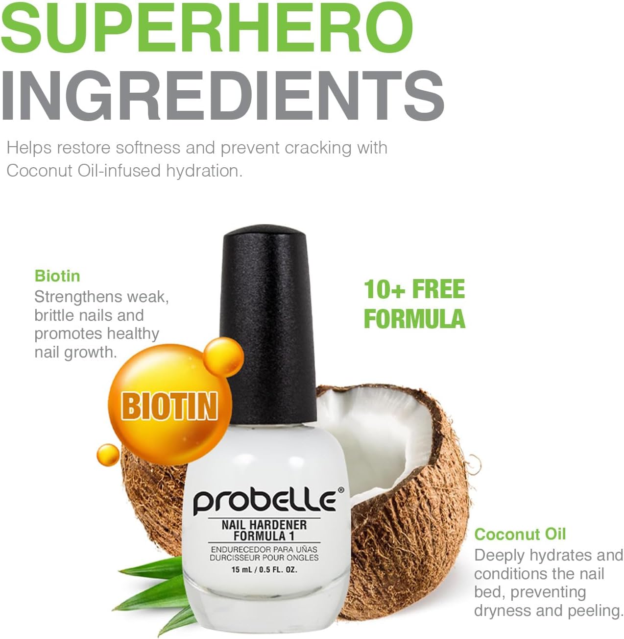 Probelle Nail Hardener Formula 1- 15ml