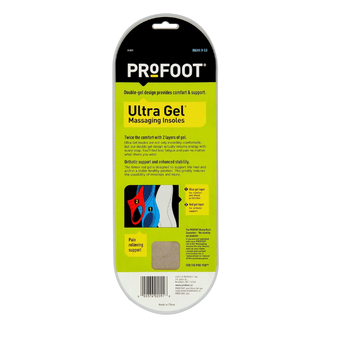 Profoot Ultra Gel Insoles Men
