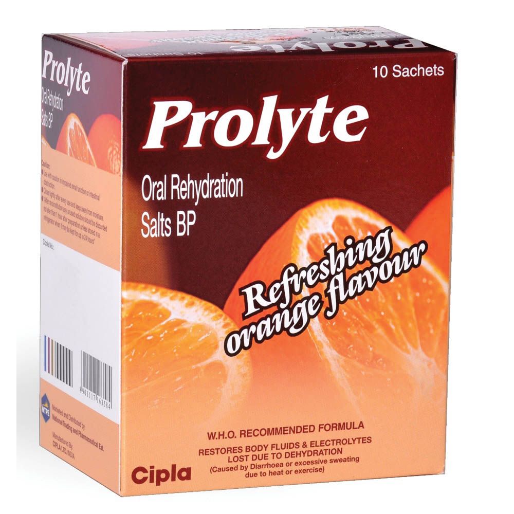 Prolyte ORS Orange 21 g 10's