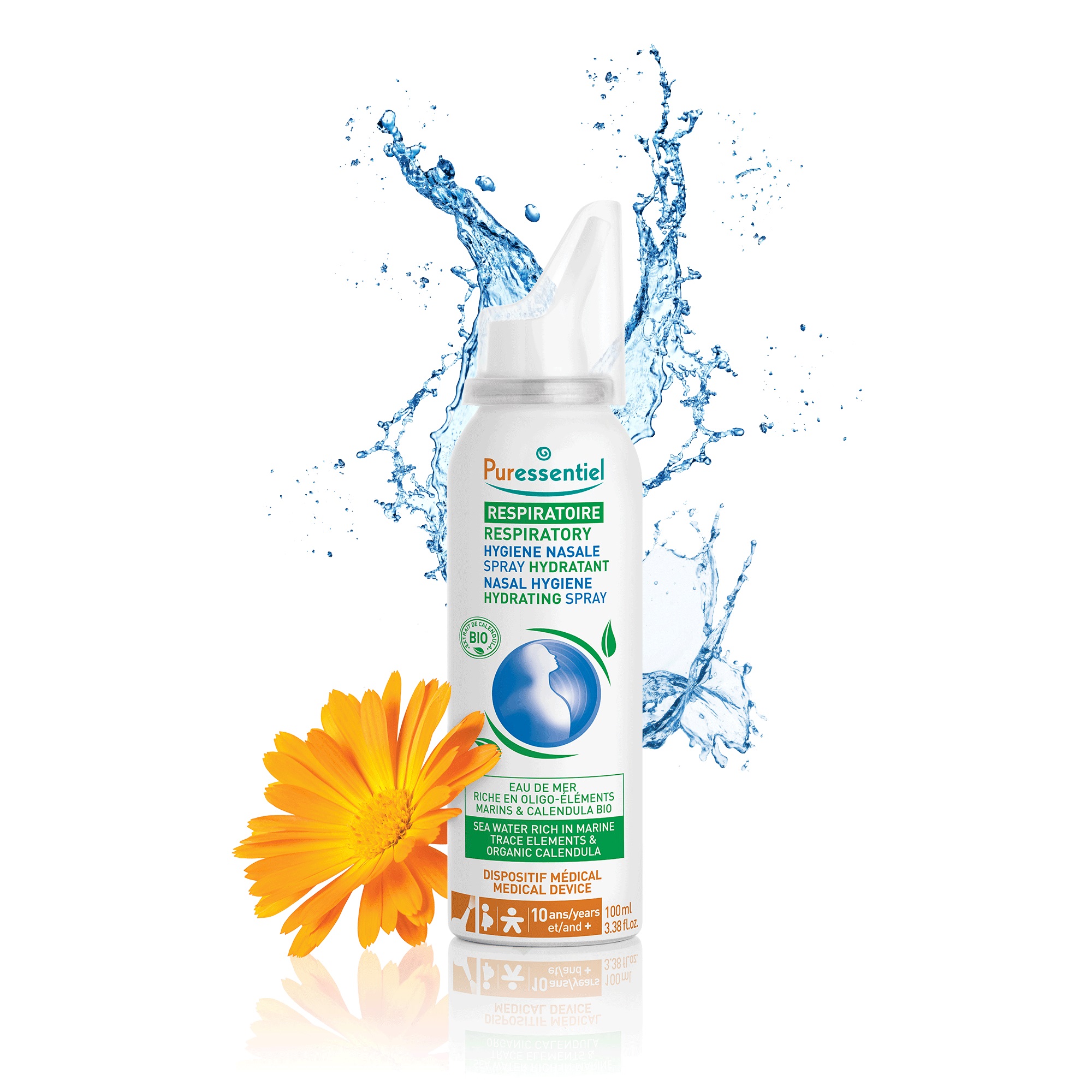Puressentiel Respiratory Nasal Hygiene Hydrating Spray 100ml