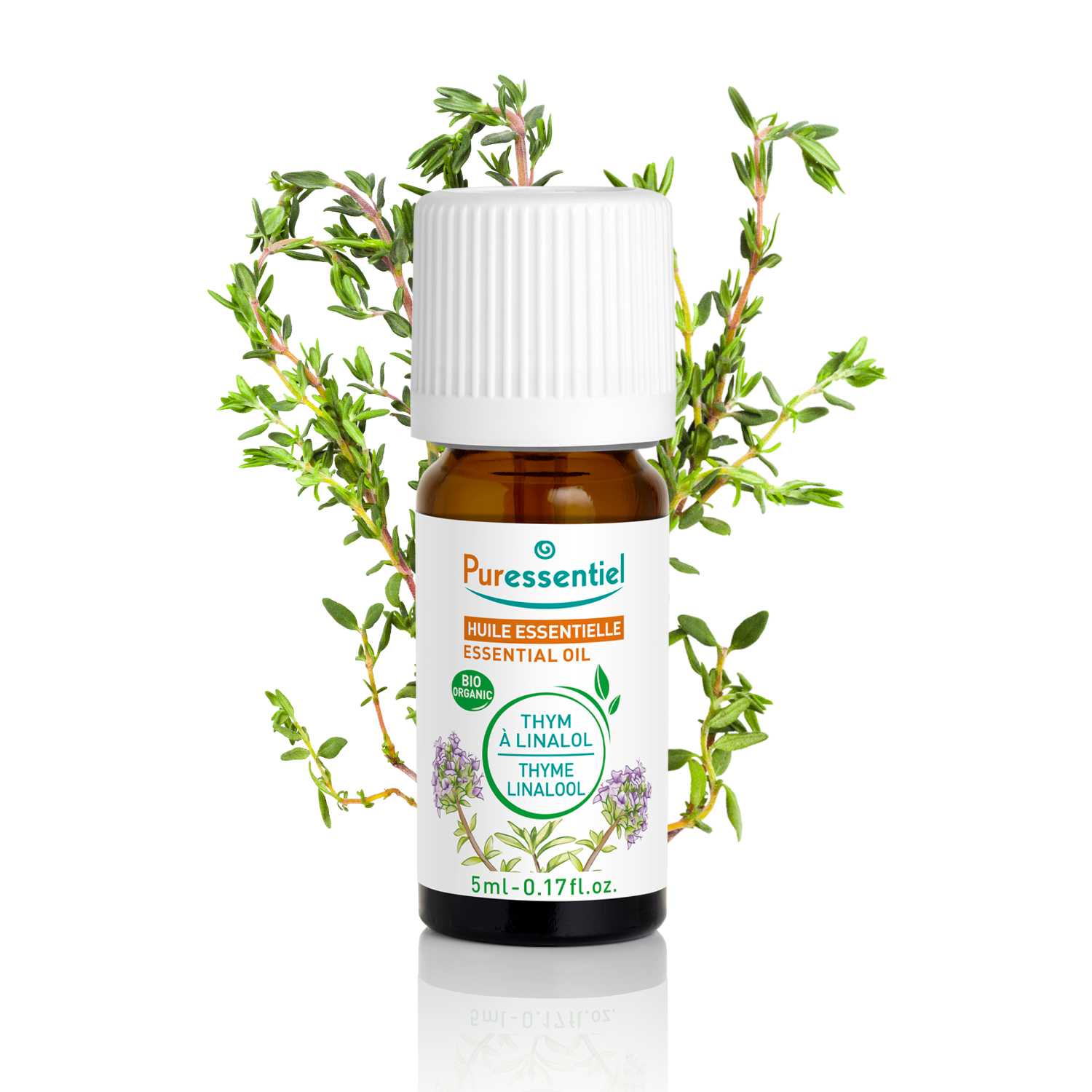 Puressentiel Organic Essential Oil Thyme Linalool 5ml