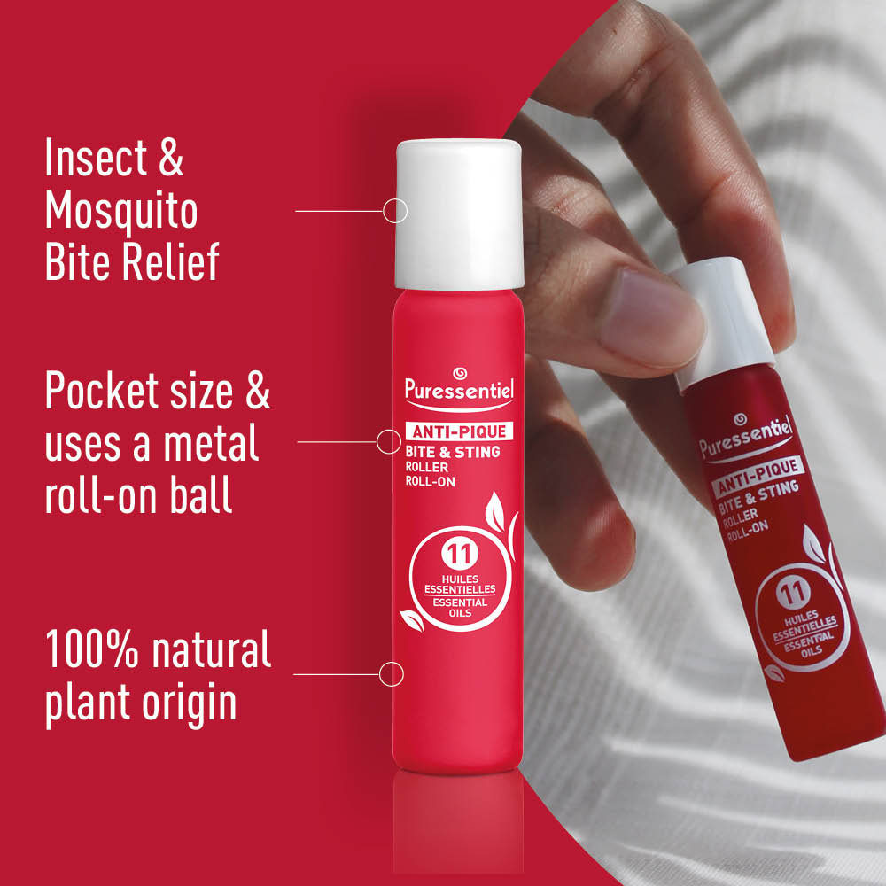 Puressentiel Anti-Sting Soothing Roller with 11 Essential Oils 5ml