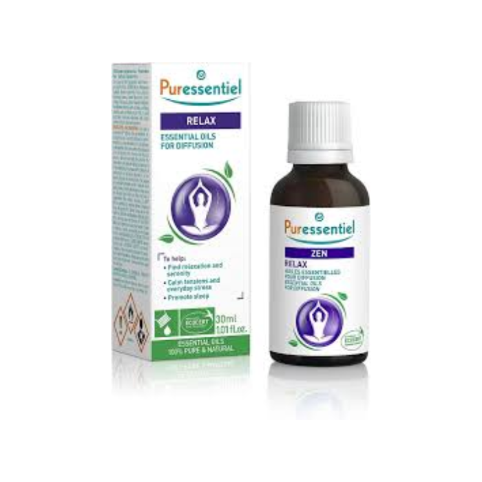 Puressentiel Essential Oils for Diffusion Relax Blend 30ml