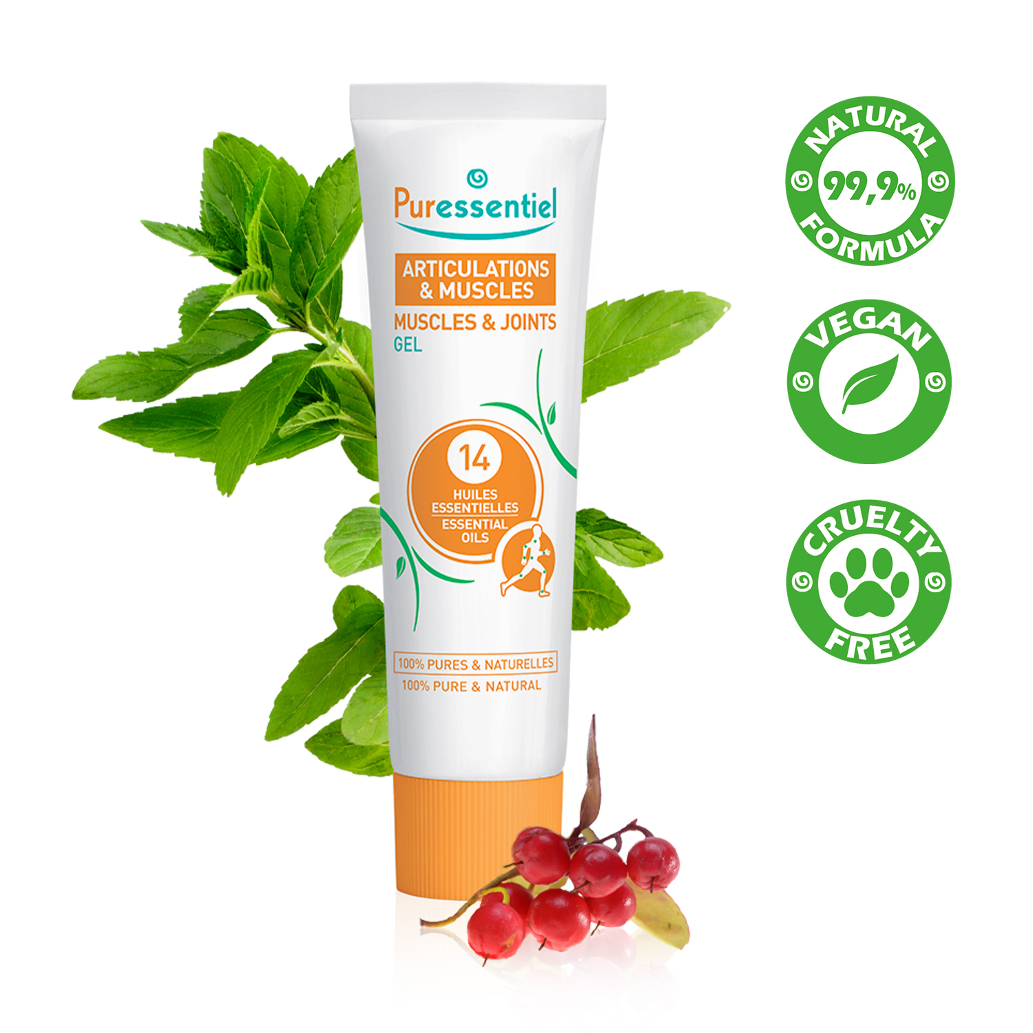 Puressentiel Muscles & Joints Gel with 14 Essential Oils 60ml