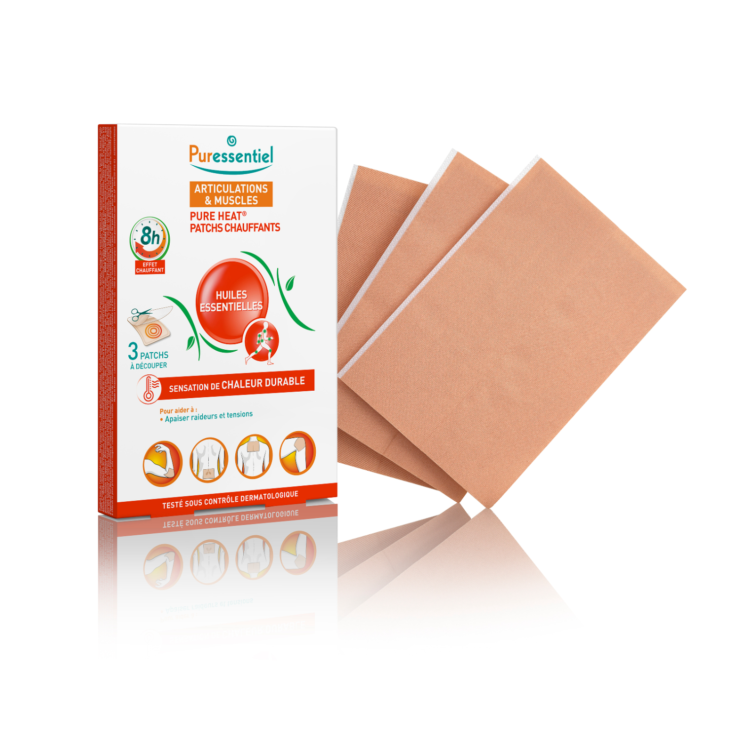 Puressentiel Muscles & Joints Pure Heat Heating Patches 3'nos